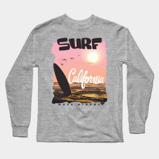 SURFING POPULAR BEACH Long Sleeve T-Shirt